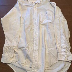 Men's Ralph Lauren Long Sleeve Shirt - White - Medium Classic Fit. Like New